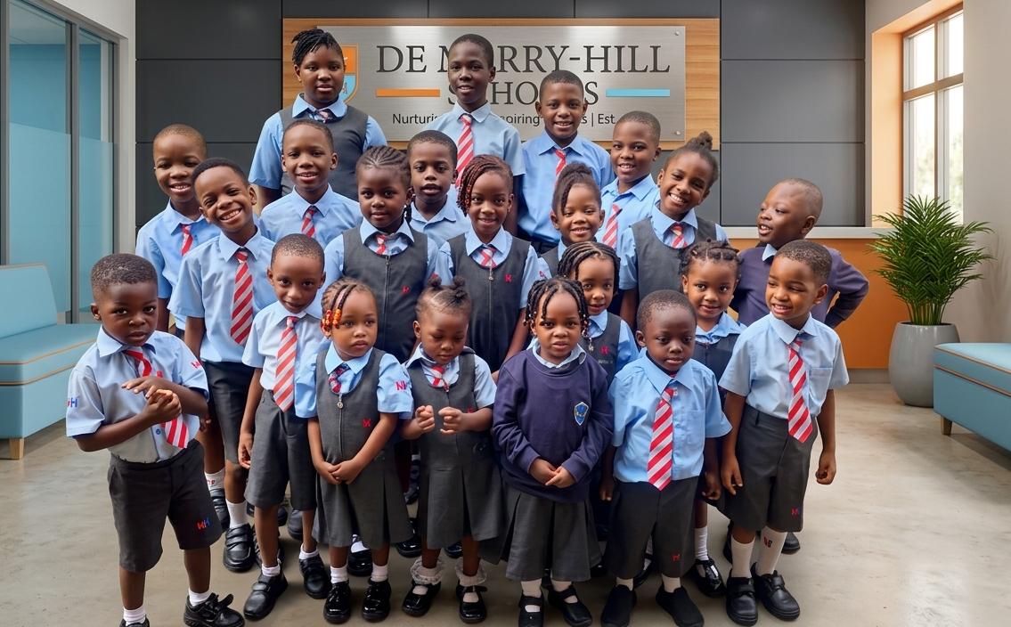 De Merry-Hill pupils in uniform